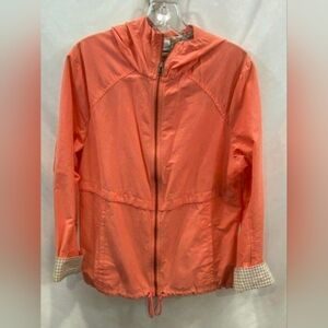 Columbia Womens Coral Jacket w/plaid details Sz Large